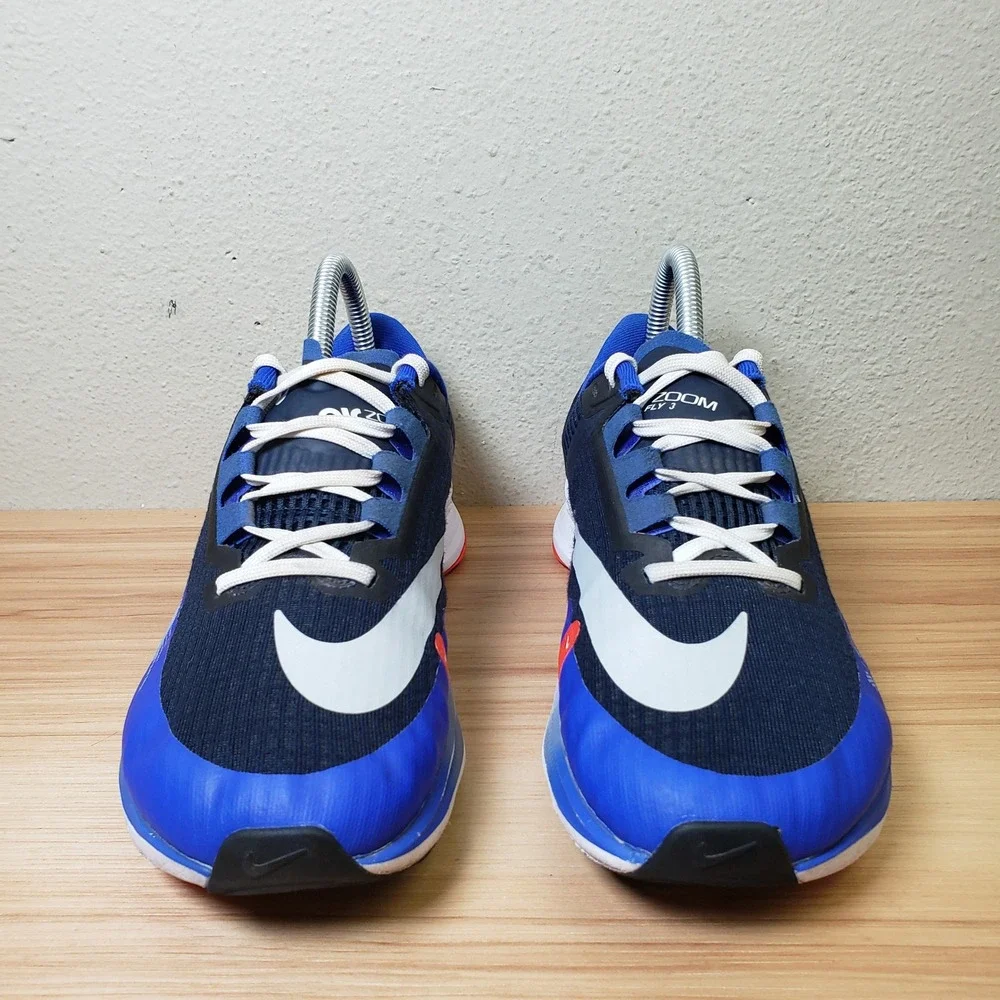 Nike Men's 6 Air Zoom Rival Fly 3 Running Shoes Obsidian Blue Racer Gym Sporty
